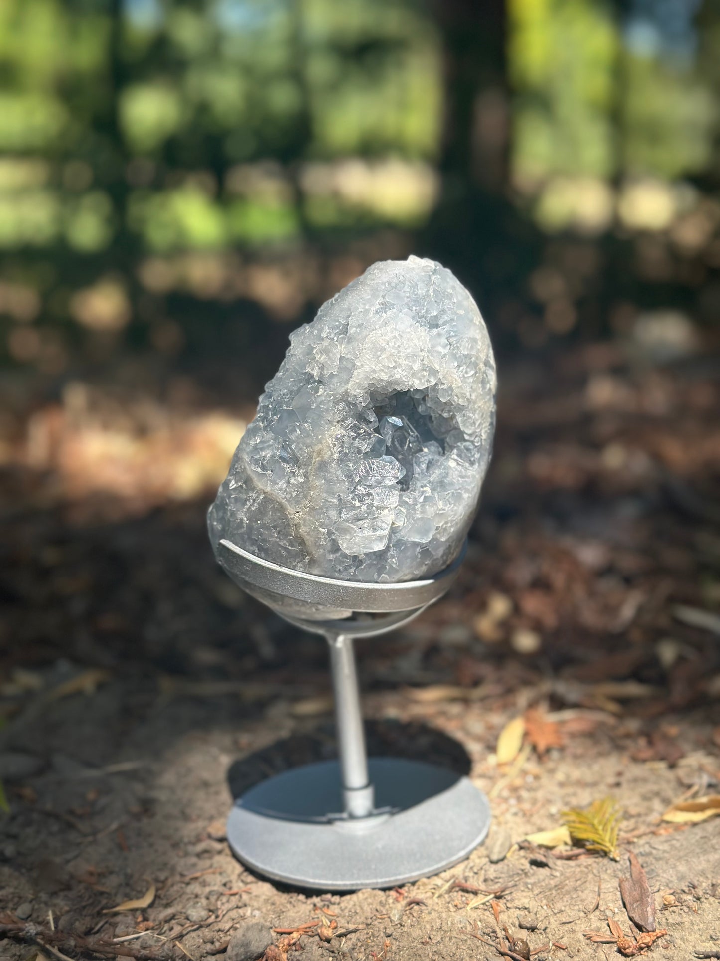 Blue Celestite Egg