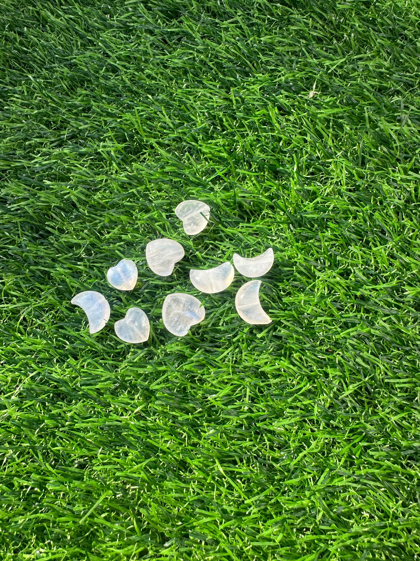 Moonstone Moon & Hearts