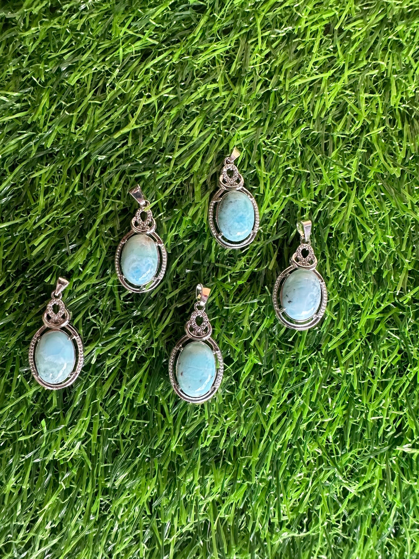 Larimar pendants