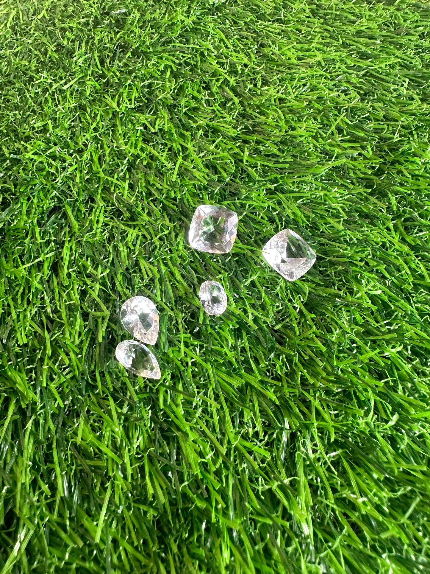 Clear Quartz Diamonds
