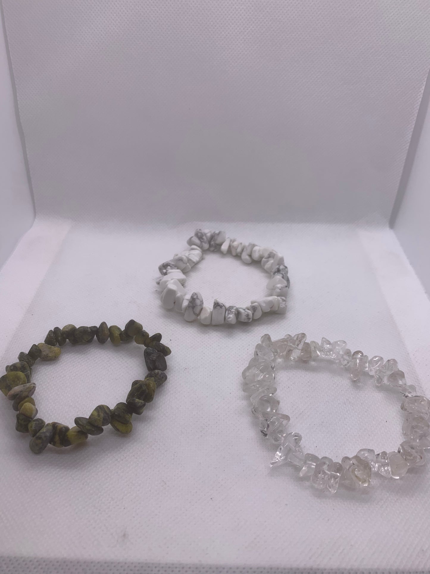 Crystal Chip Bracelets