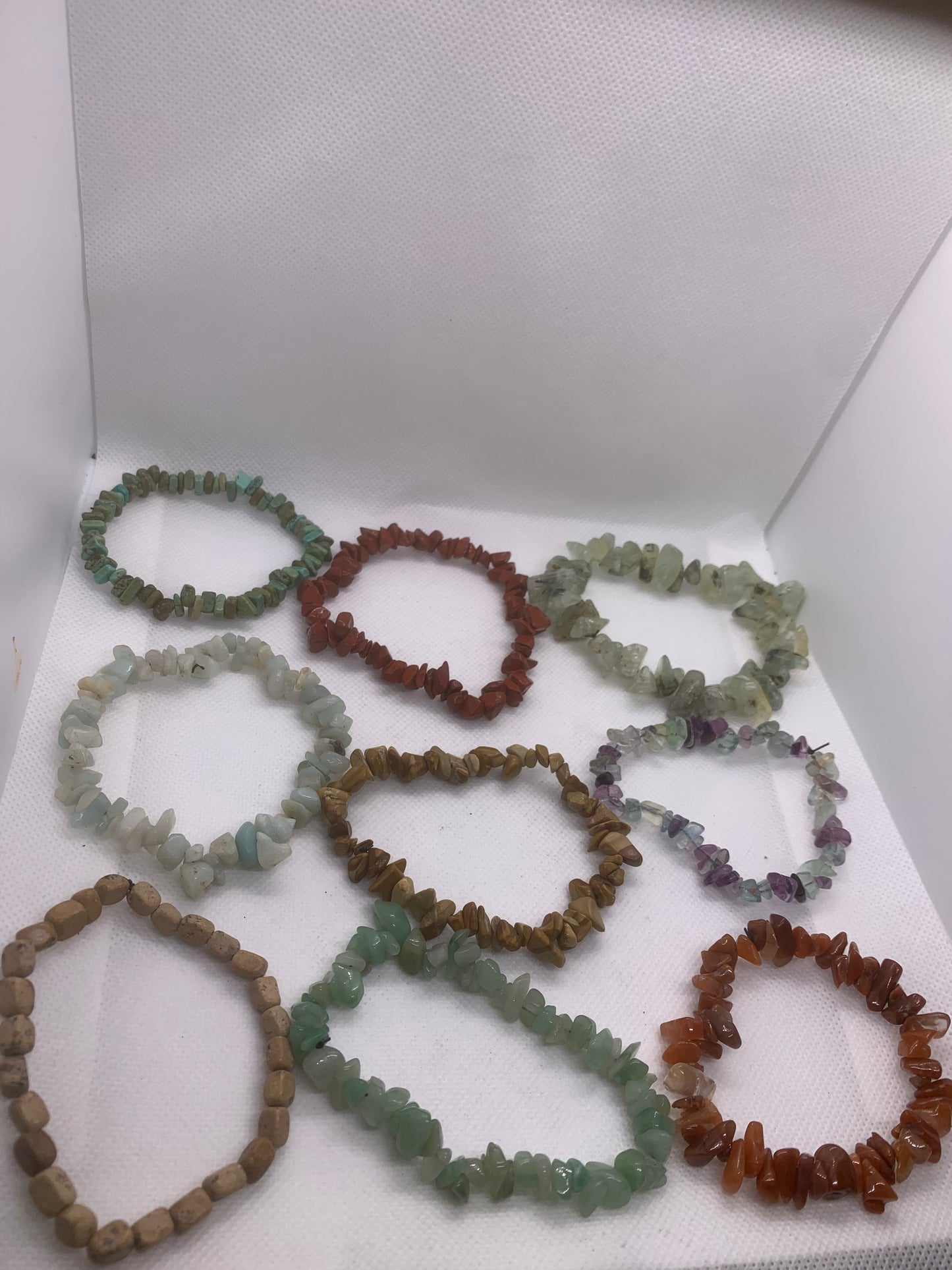 Crystal Chip Bracelets