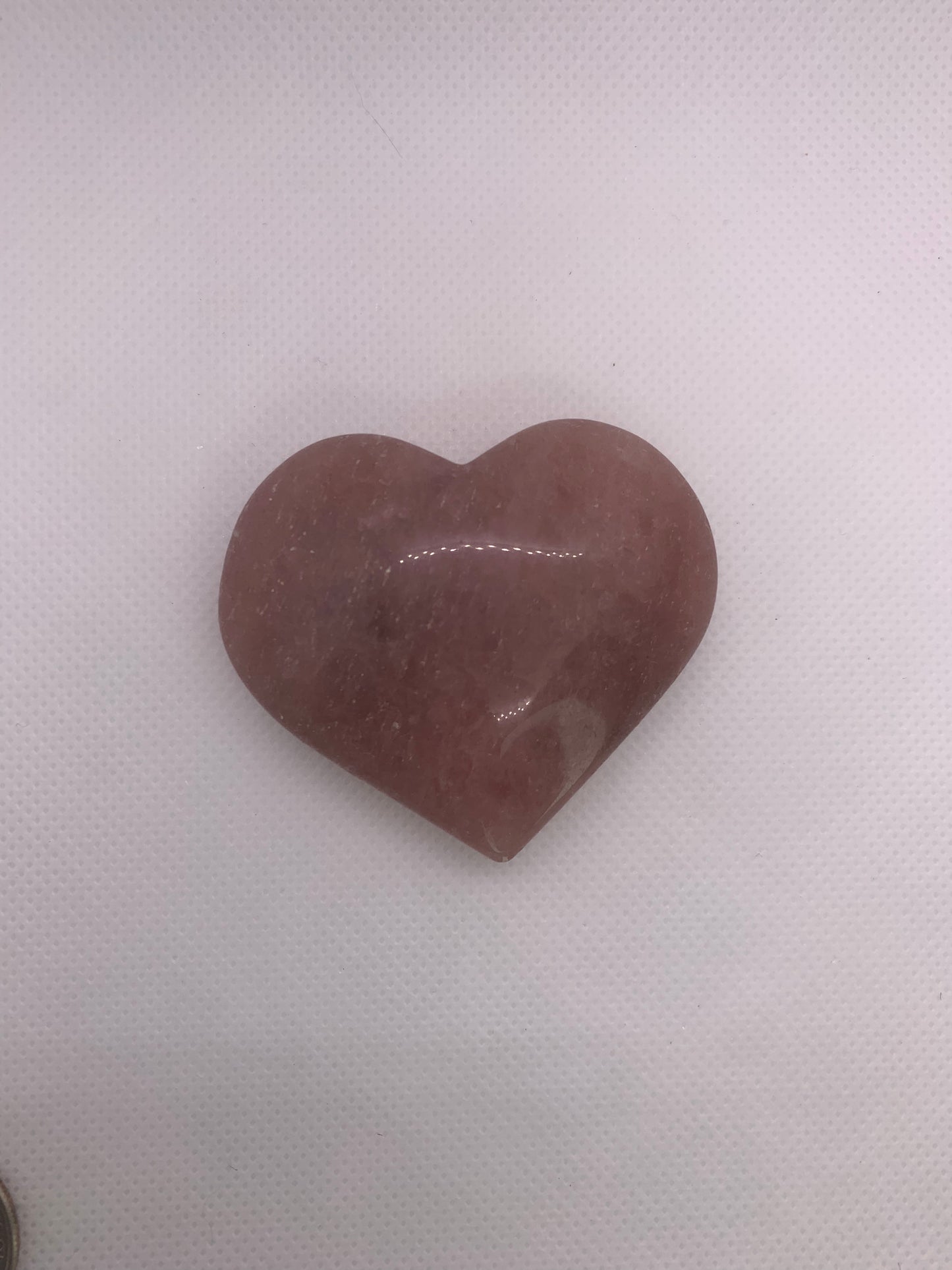 Strawberry Quartz Heart