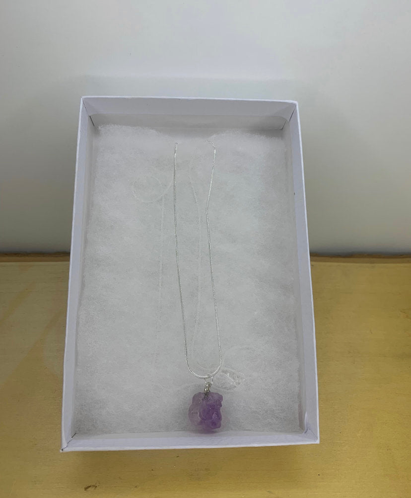 Amethyst Cluster Necklace
