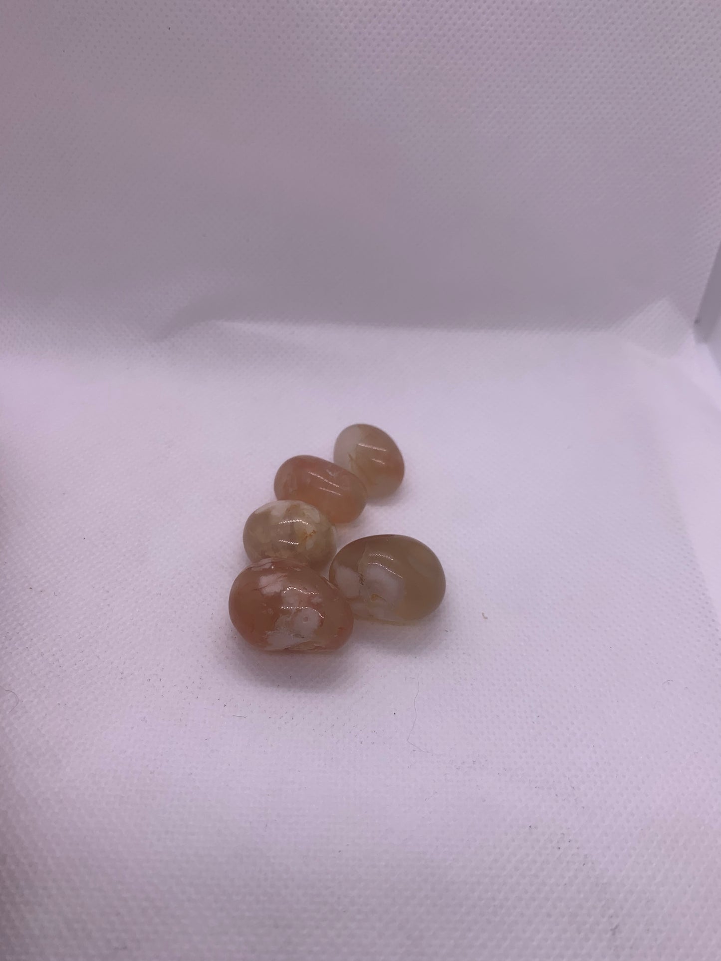 Carnelian with flower agate