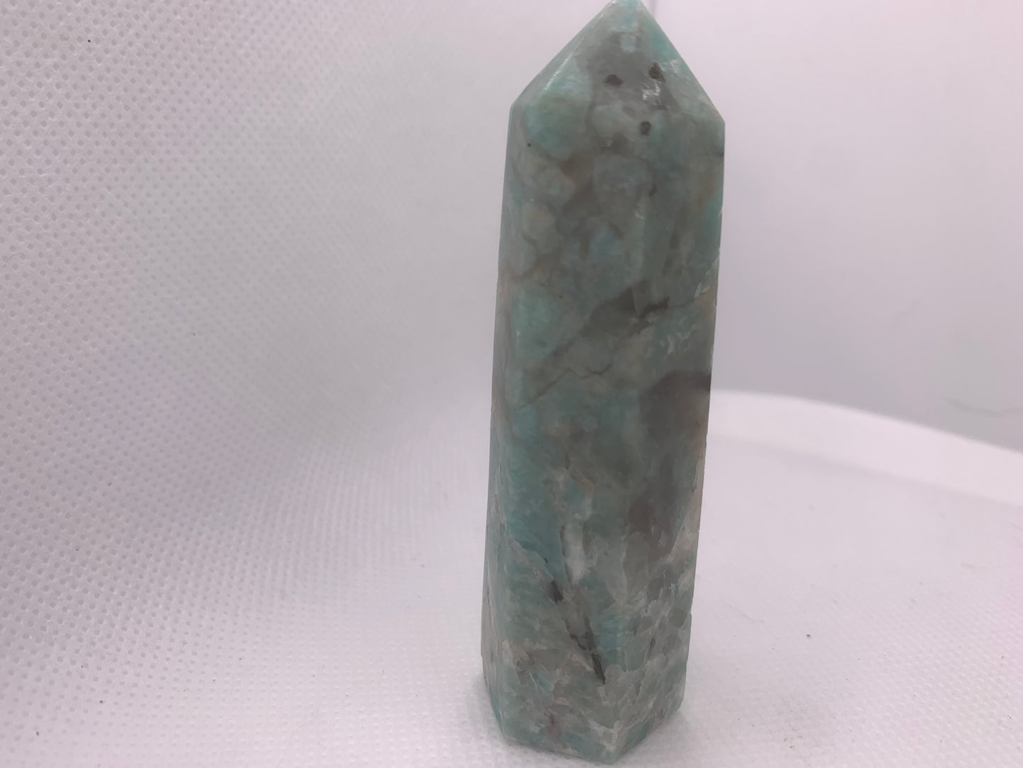 Amazonite with Smokey Quartz
