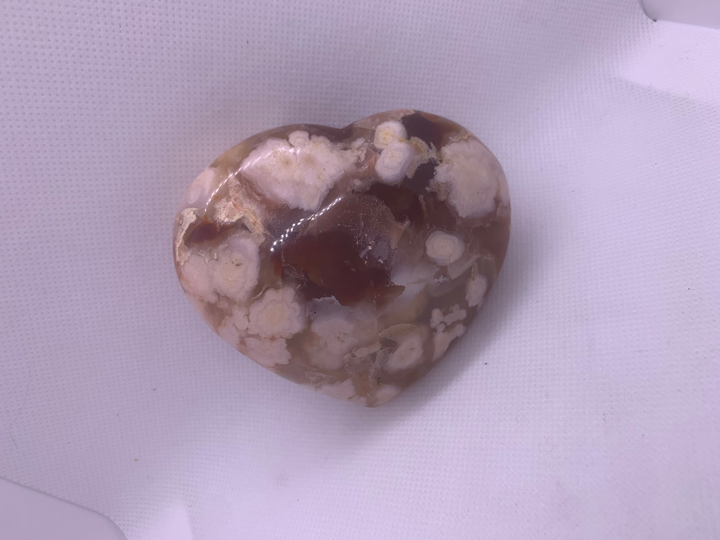 Carnelian & Flower agate