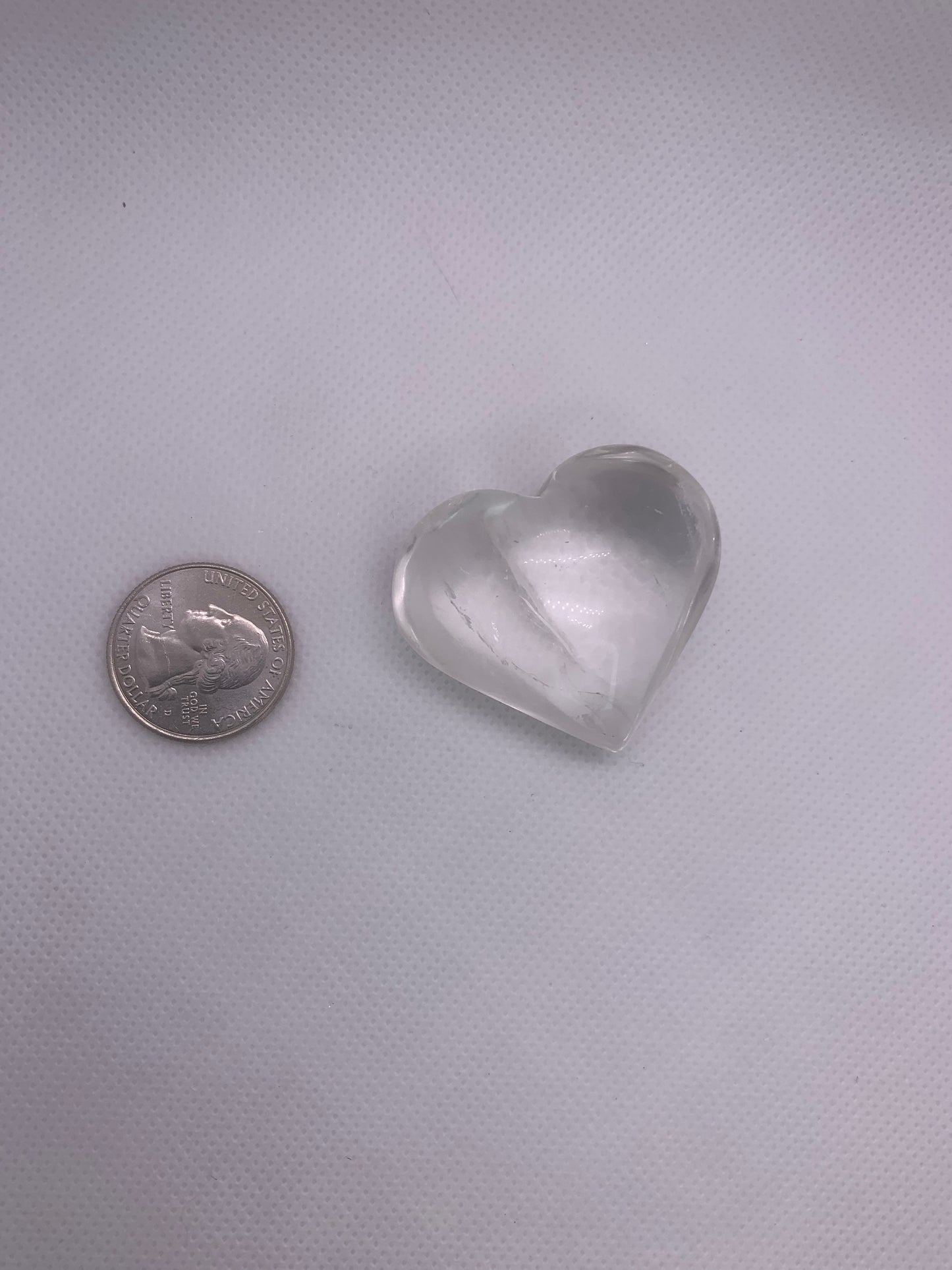 Clear Quartz Heart