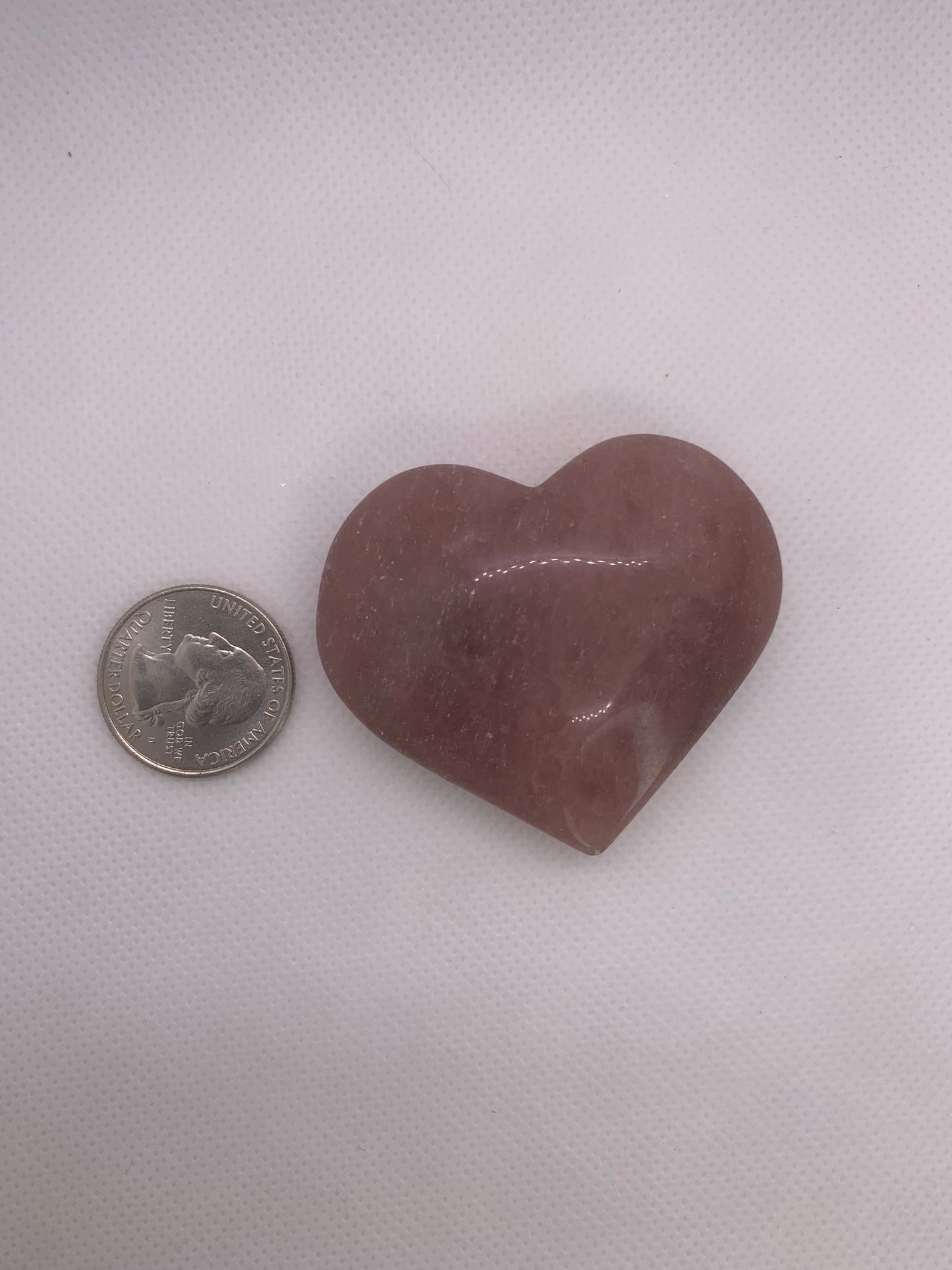 Strawberry Quartz Heart
