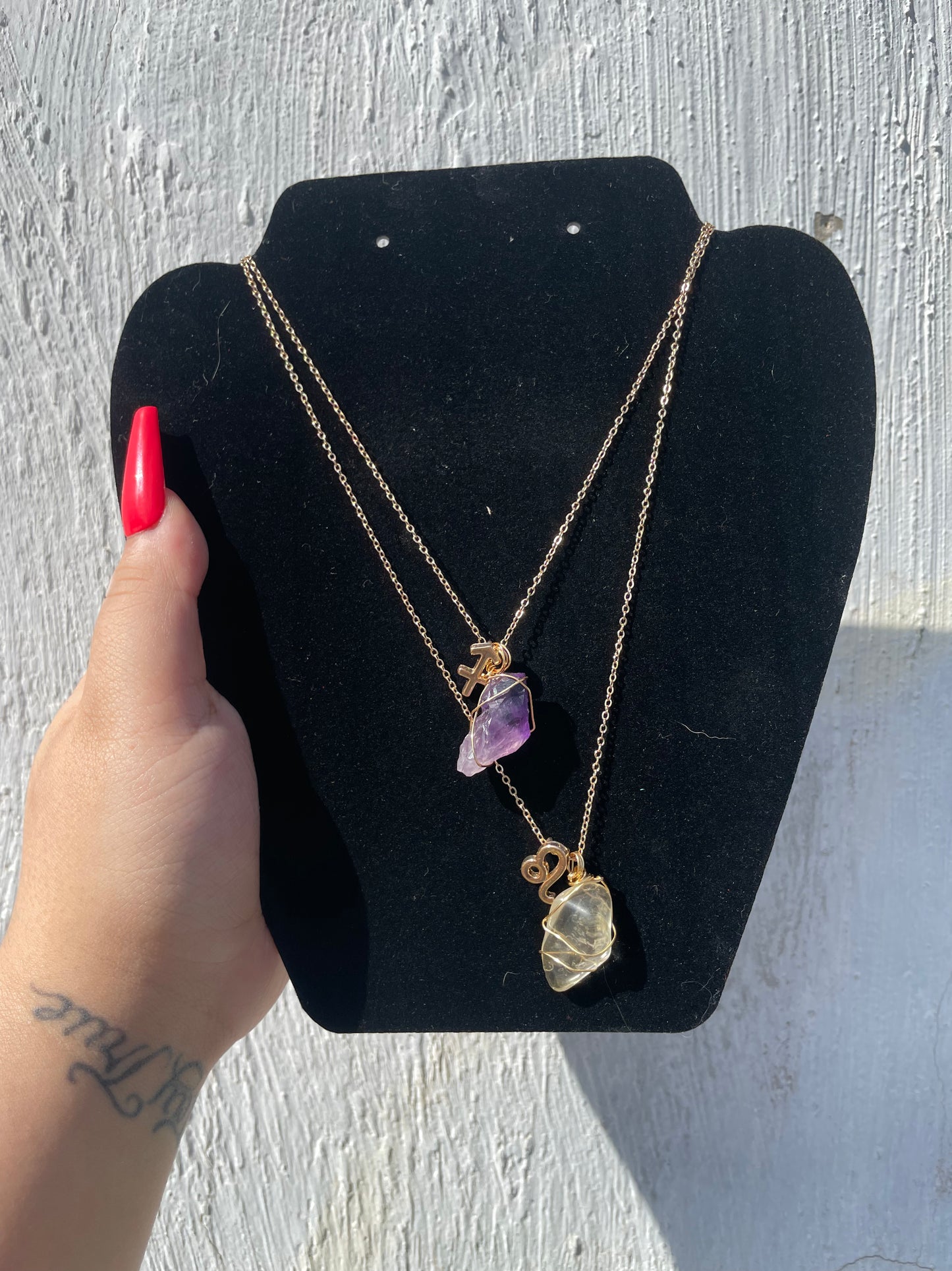 Zodiac Necklace -gold-