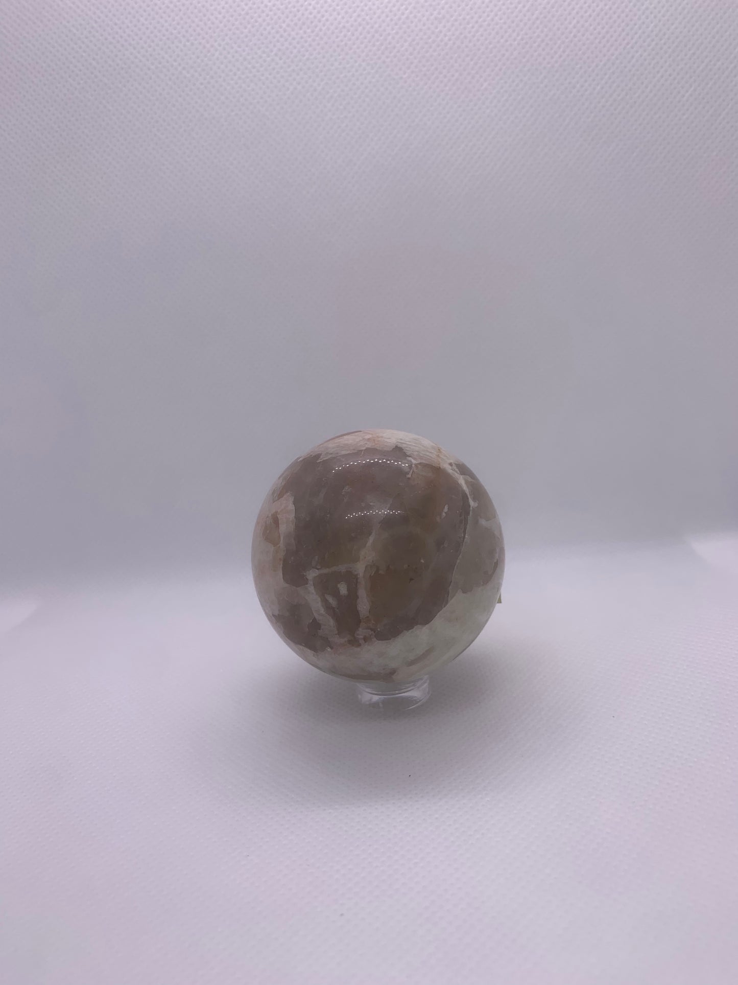 Peach Moon Stone & Smokey Quartz