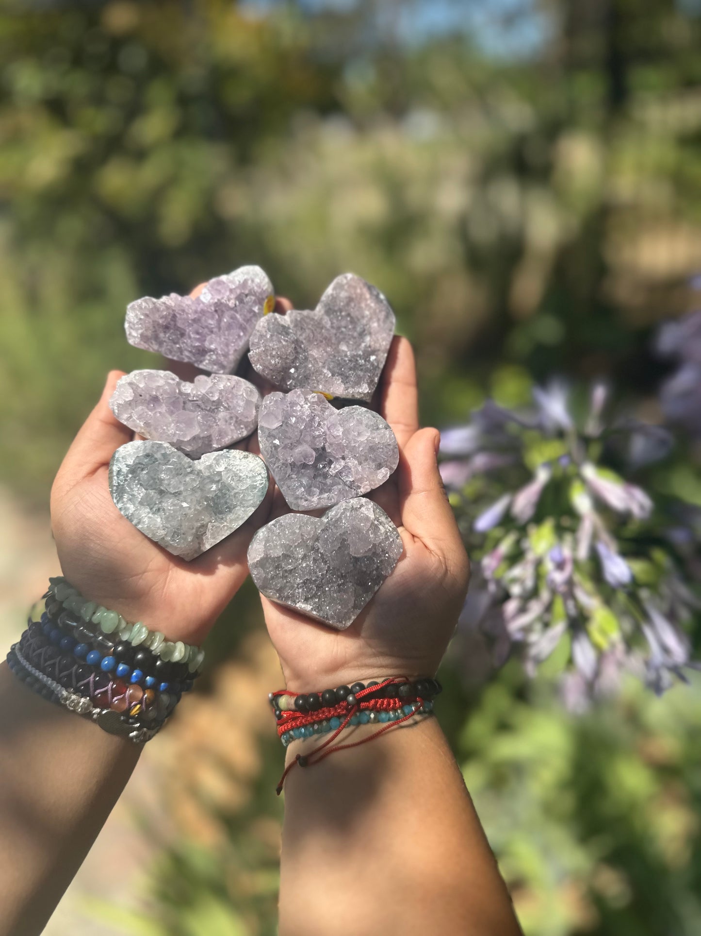 Amethyst Hearts