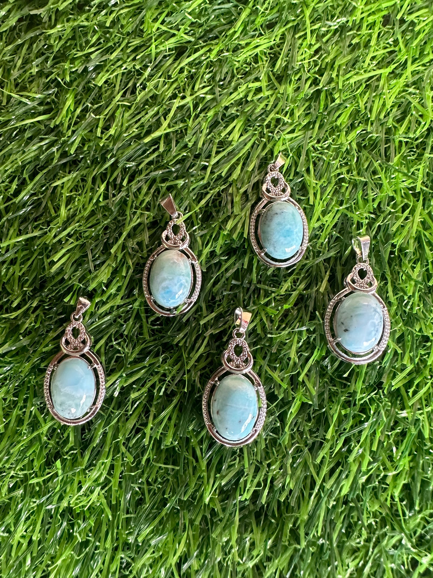 Larimar pendants