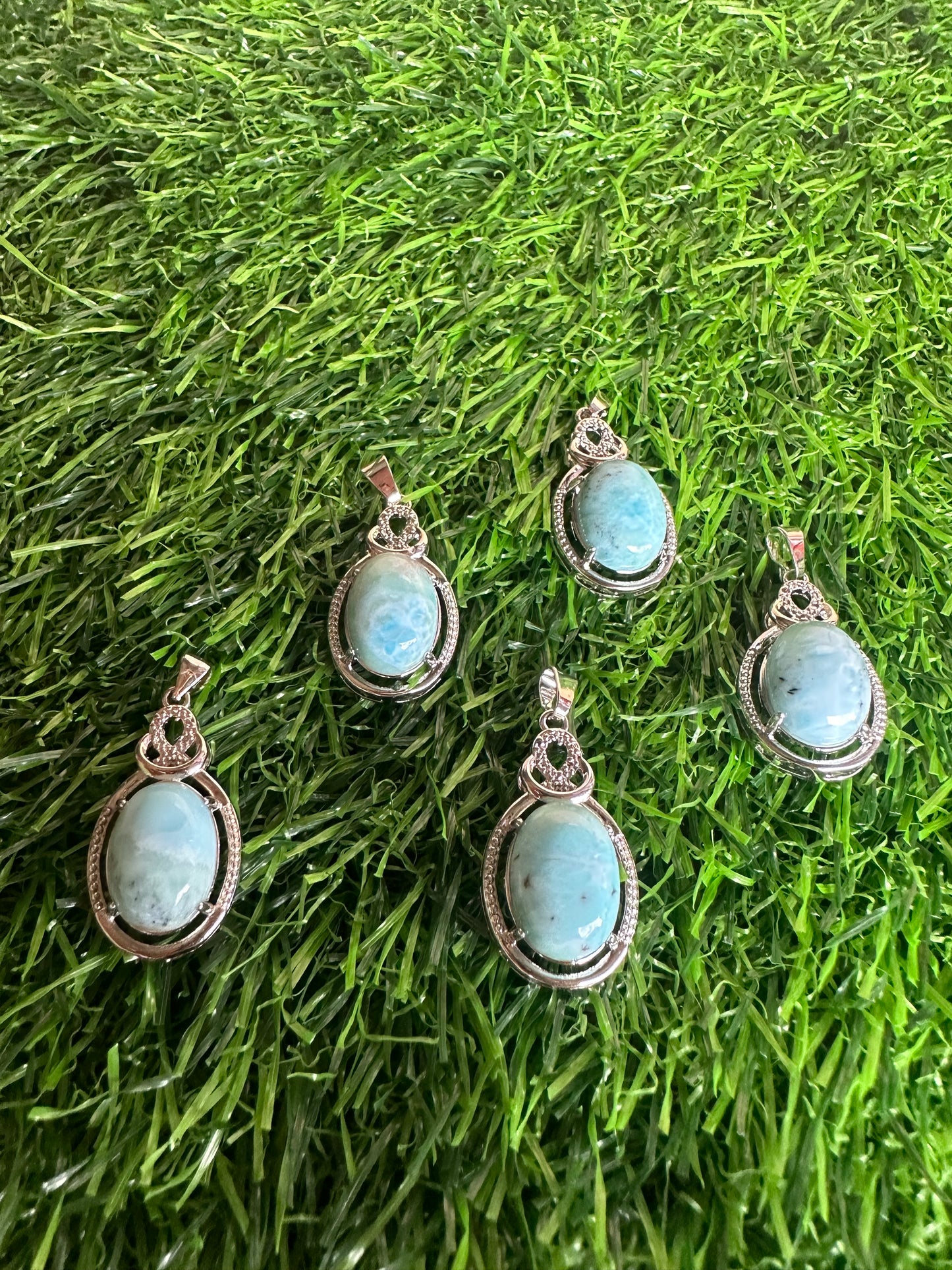 Larimar pendants
