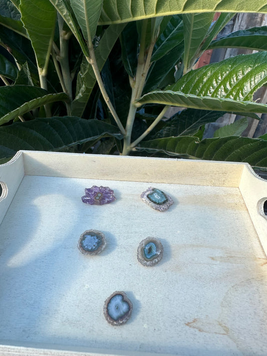 Amethyst Stalactite Slices