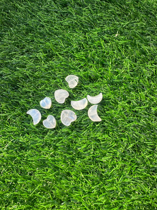 Moonstone Moon & Hearts