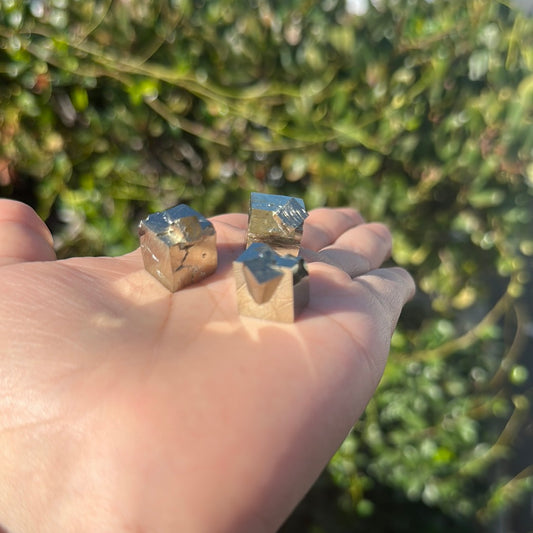 Pyrite cubes