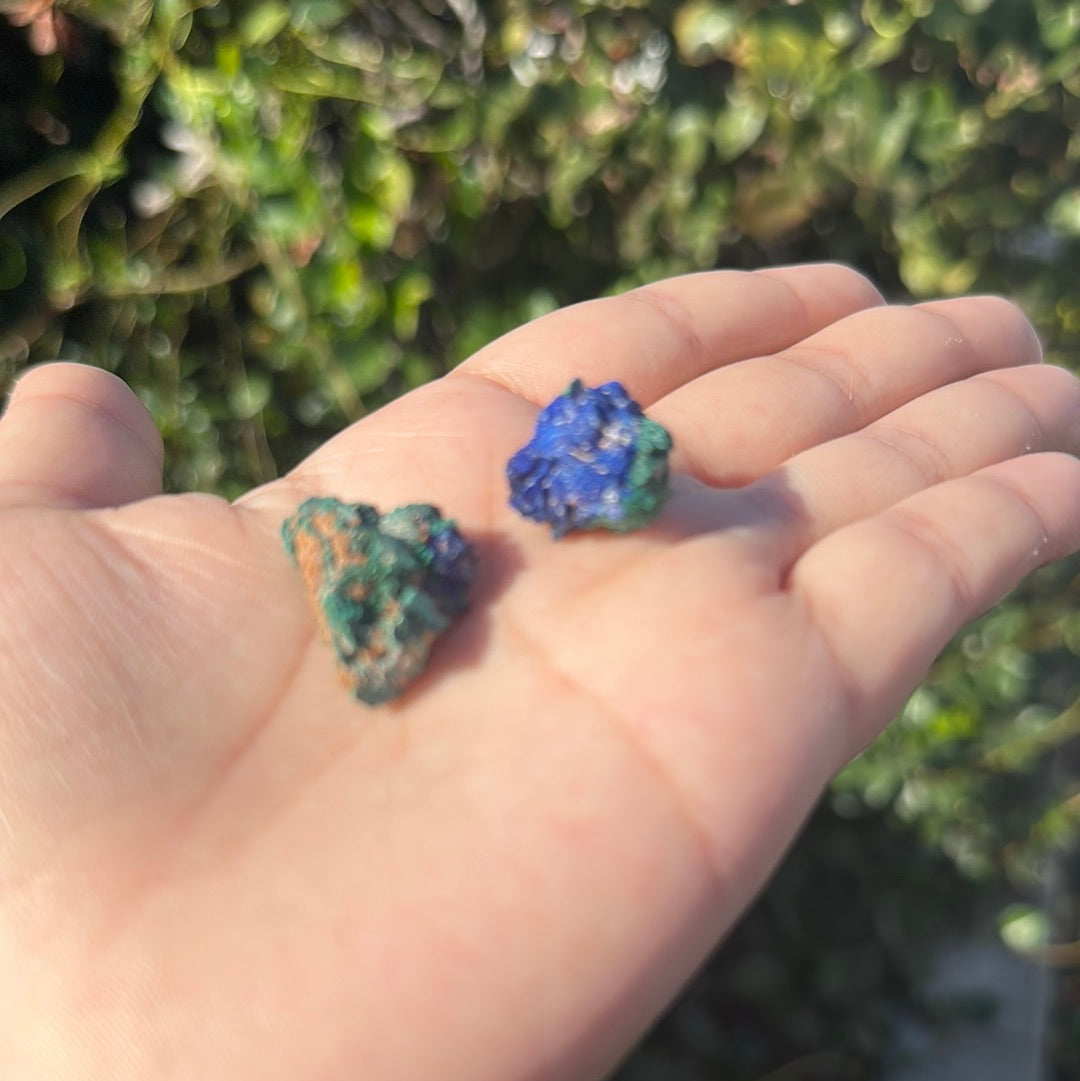 Malachite with Azurite