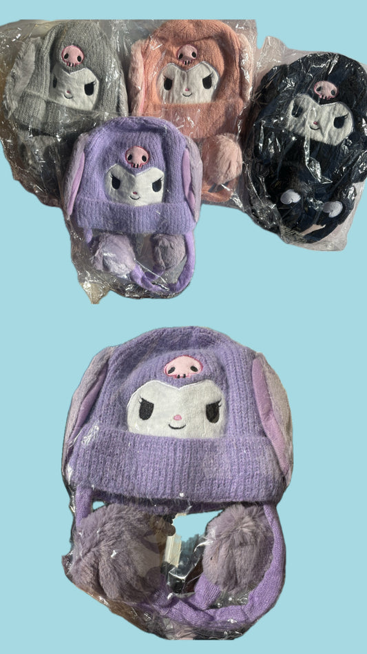 Kuromi Beanies