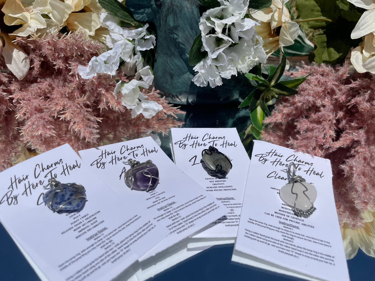 Heart Hair charms