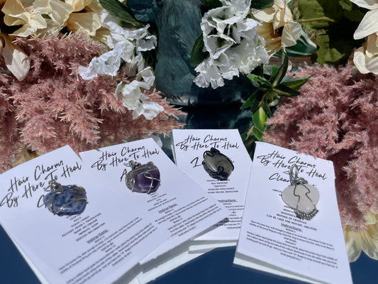 Heart Hair charms
