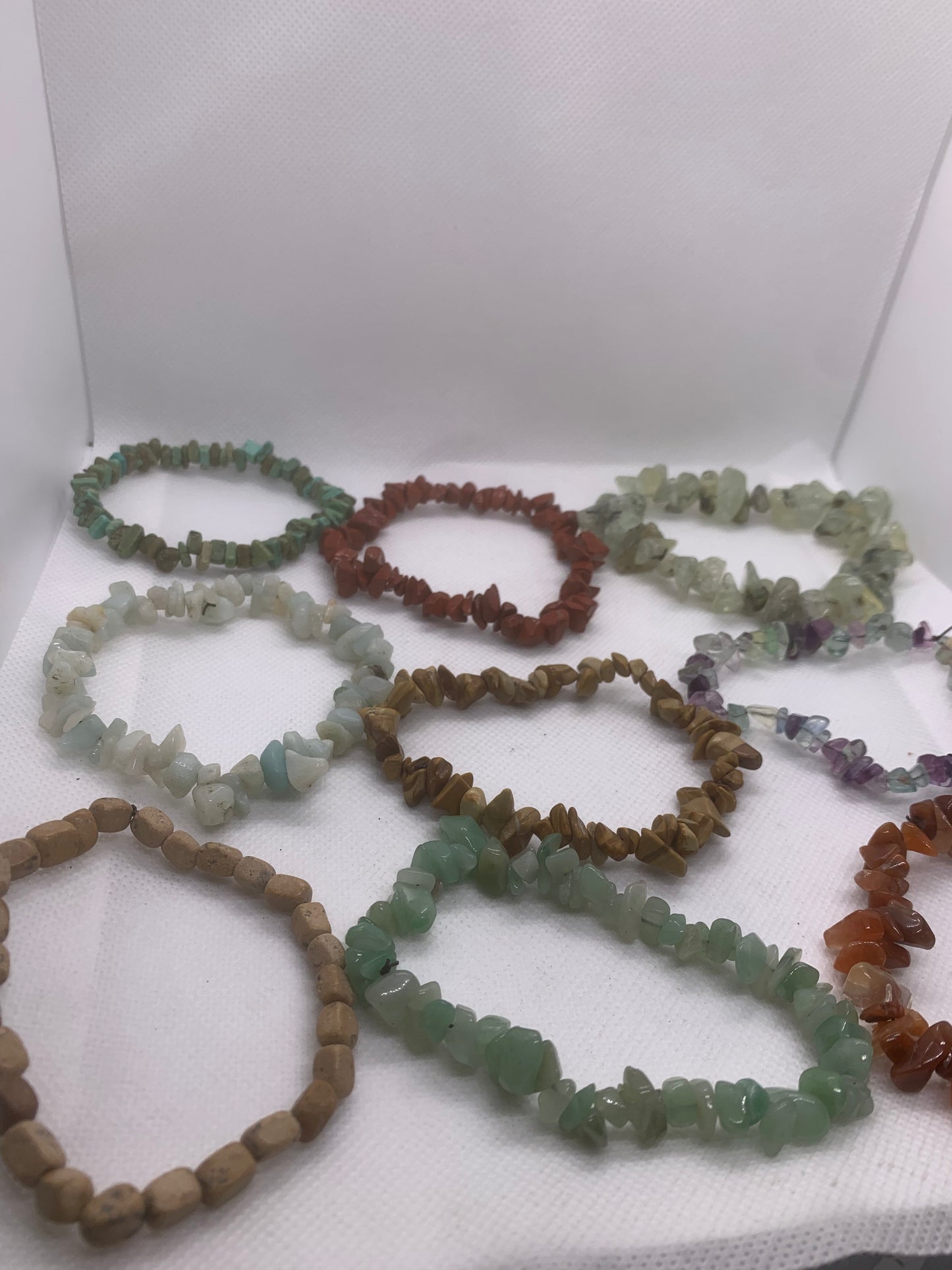 Crystal Chip Bracelets