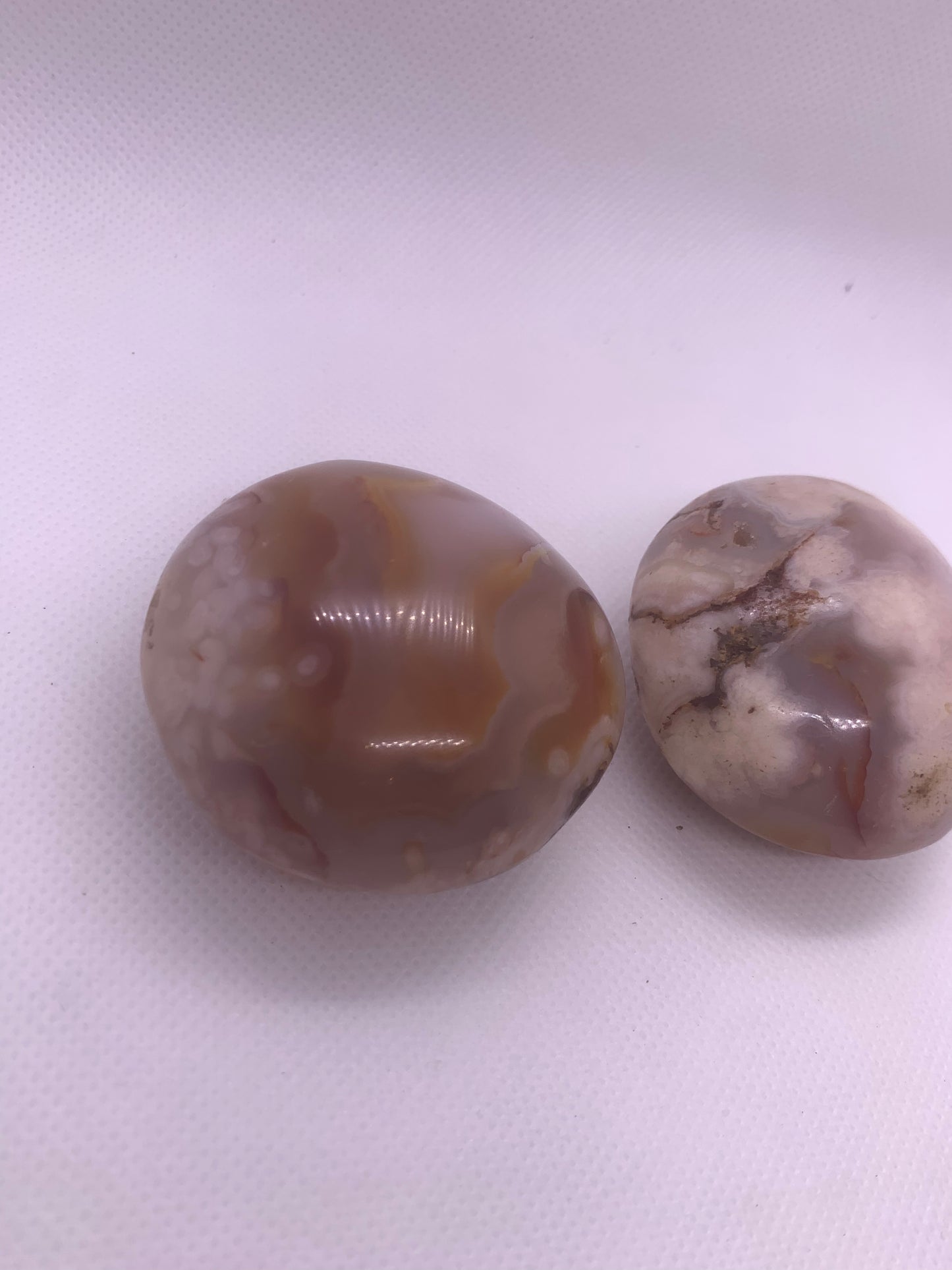 Carnelian with Flower Agate