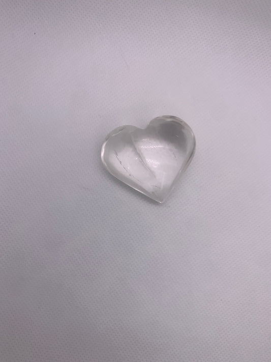Clear Quartz Heart