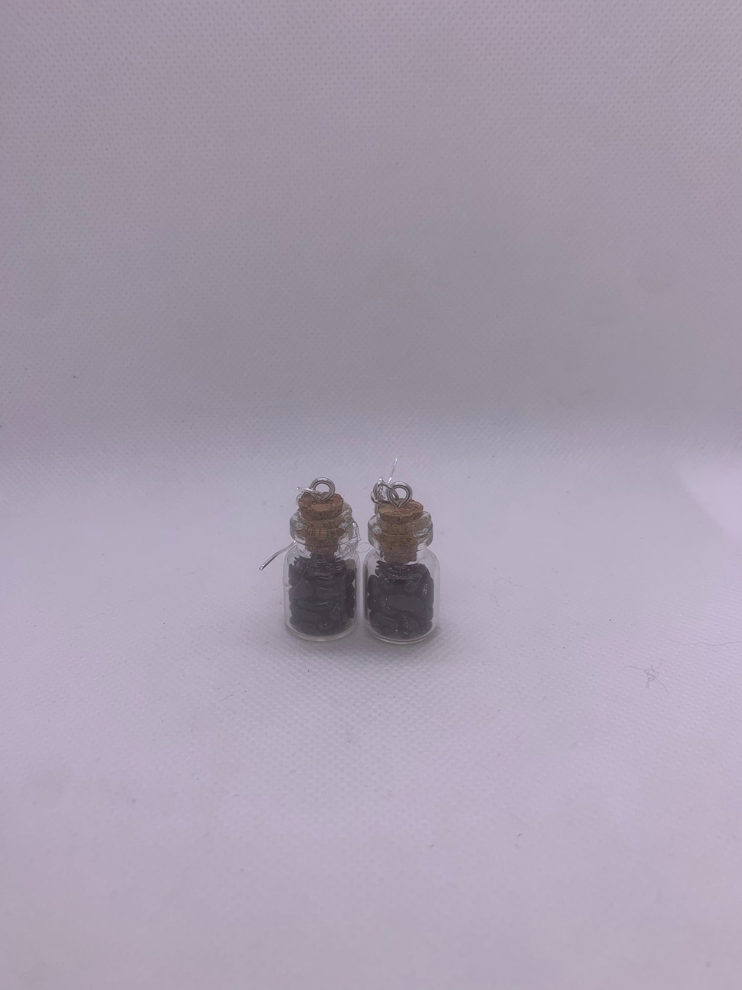 Garnet Bottle Earrings