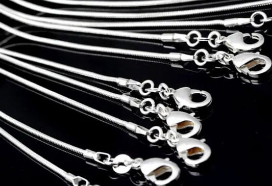24” Silver Necklace