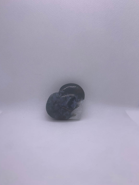 Moss Agate Heart