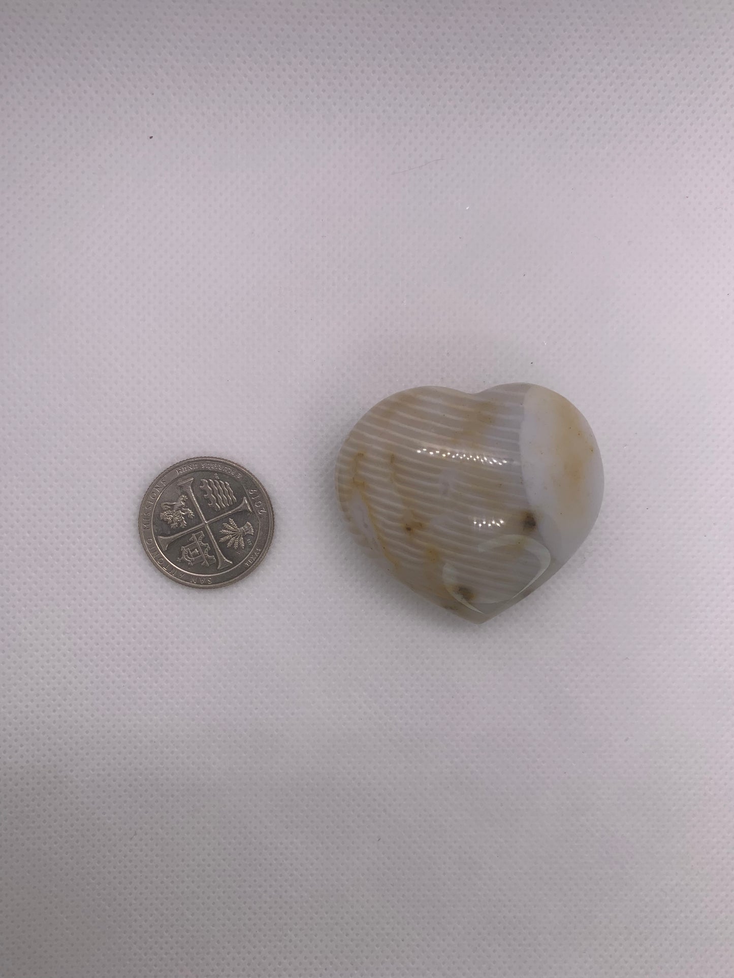 Banded Agate Heart