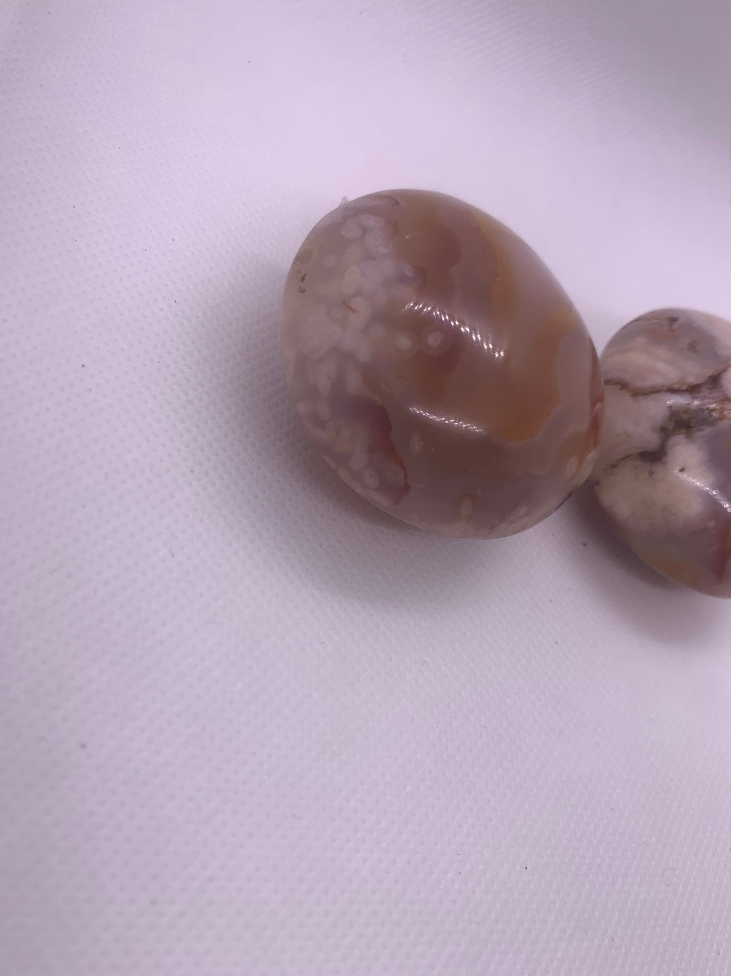 Carnelian with Flower Agate