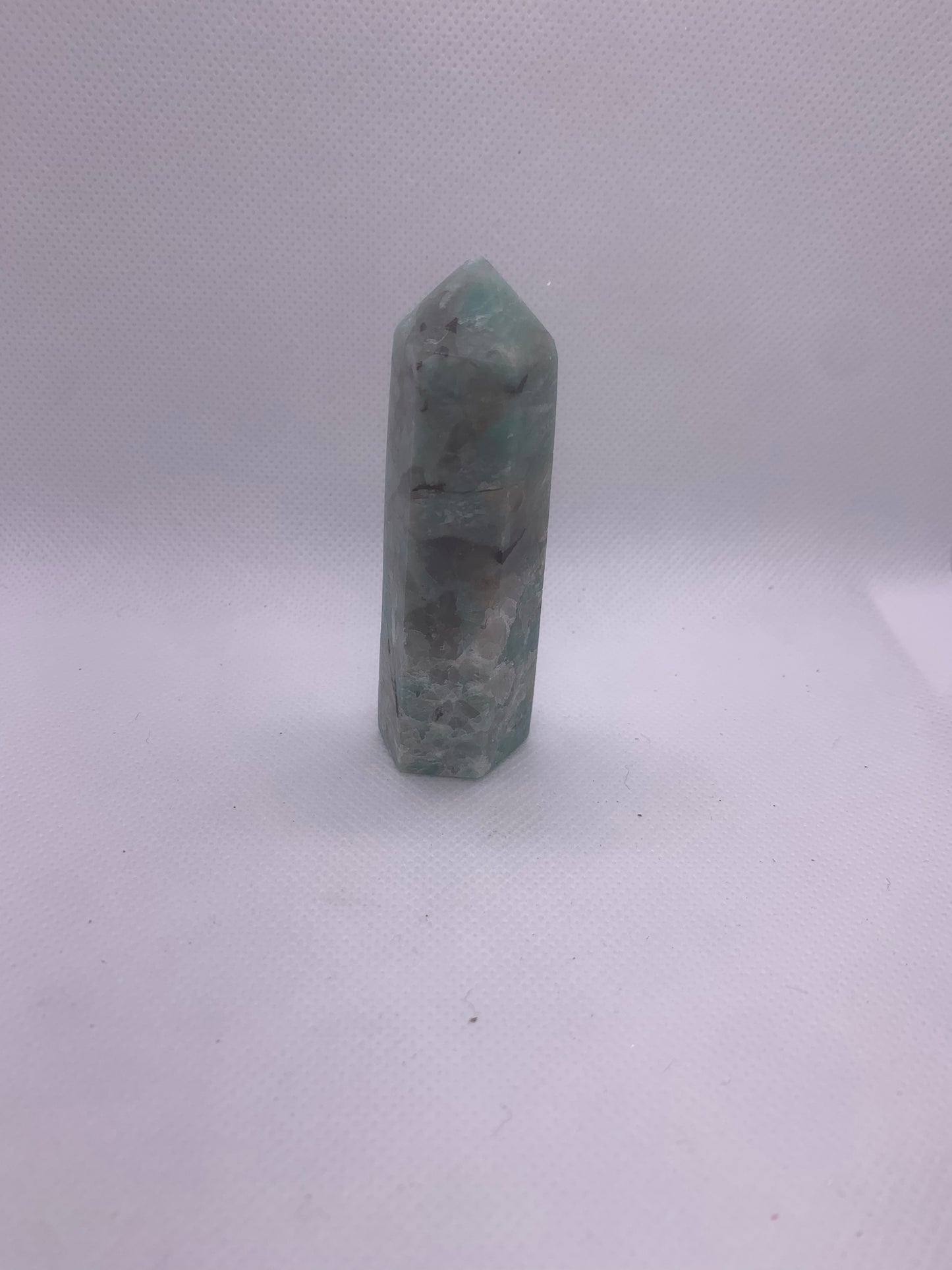 Amazonite with Smokey Quartz