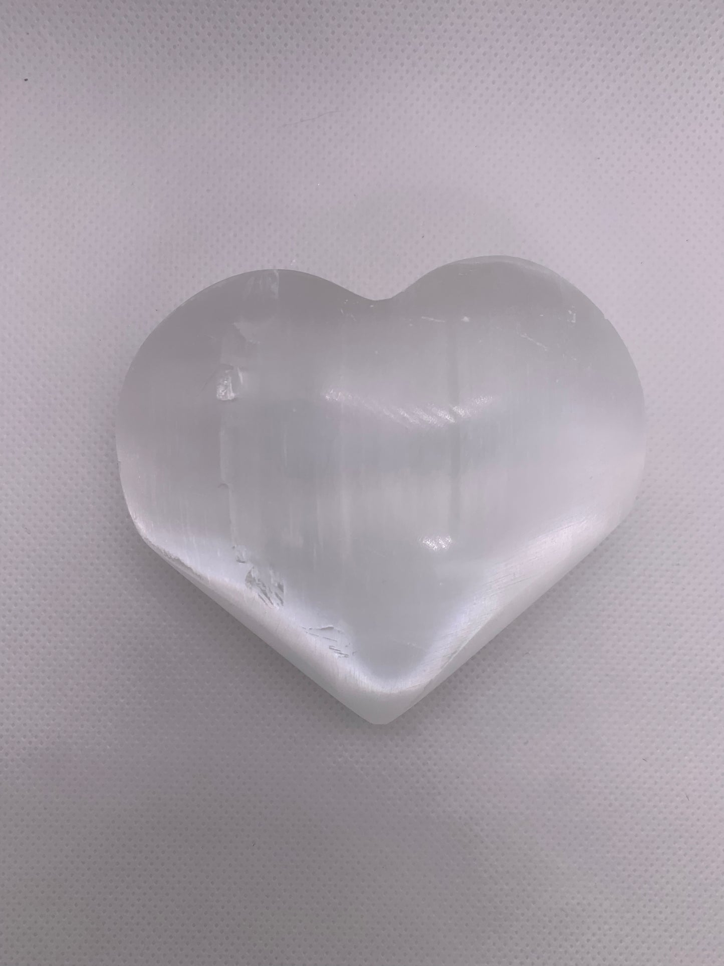 Satin Spar Heart
