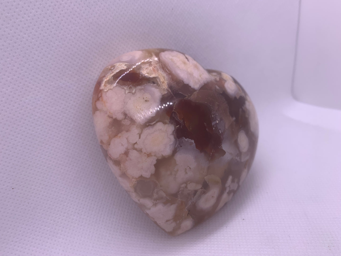 Carnelian & Flower agate