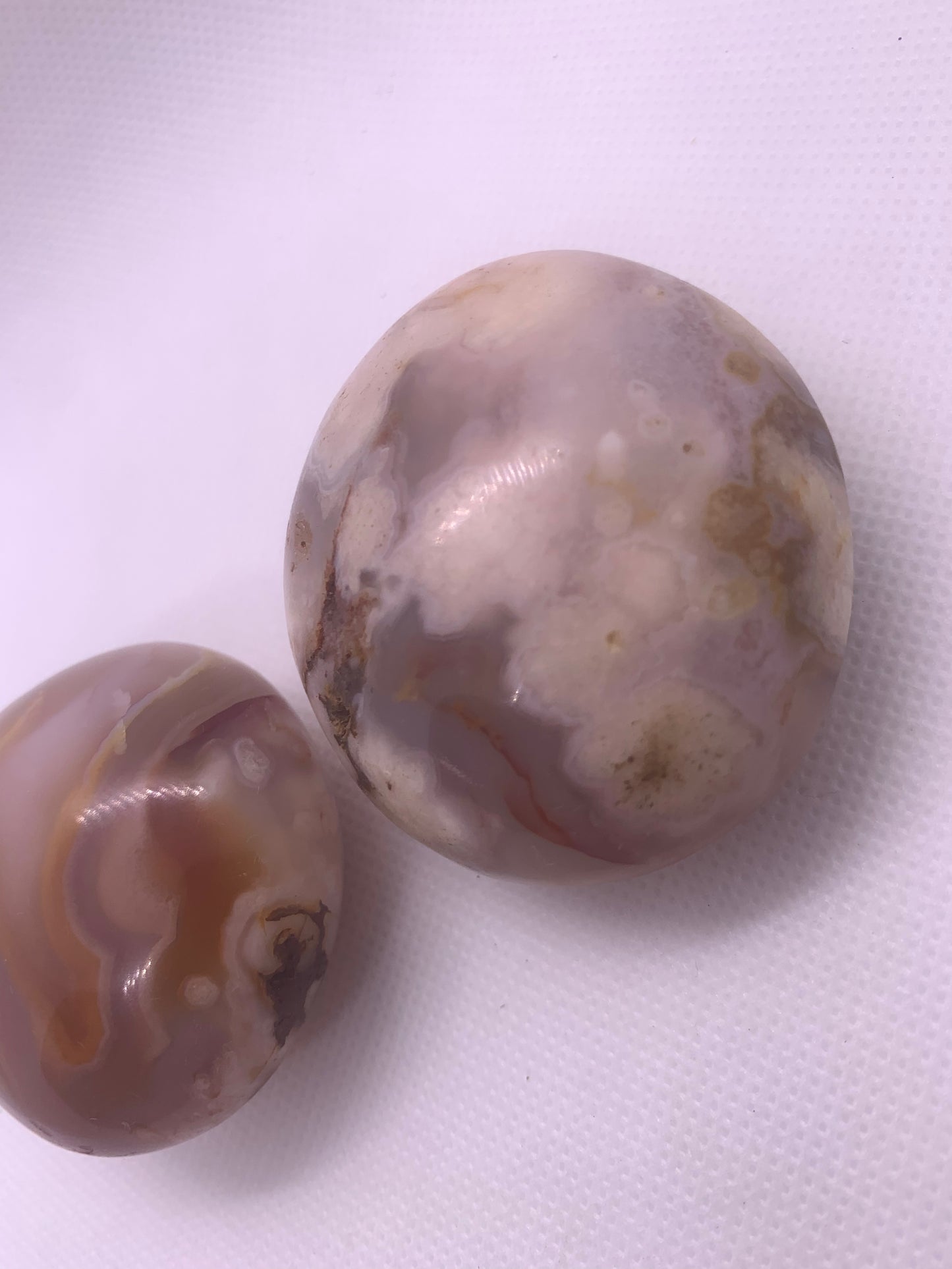 Carnelian with Flower Agate