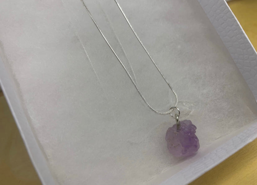 Amethyst Cluster Necklace