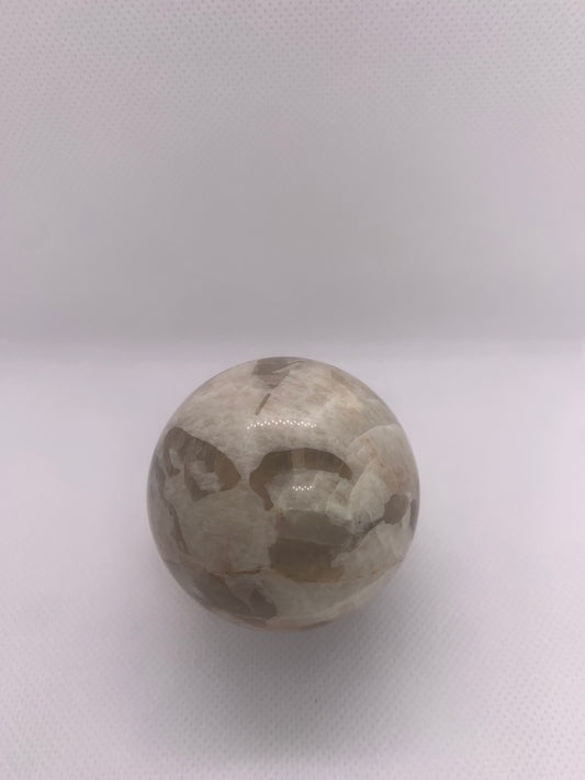 Peach Moon Stone & Smokey Quartz