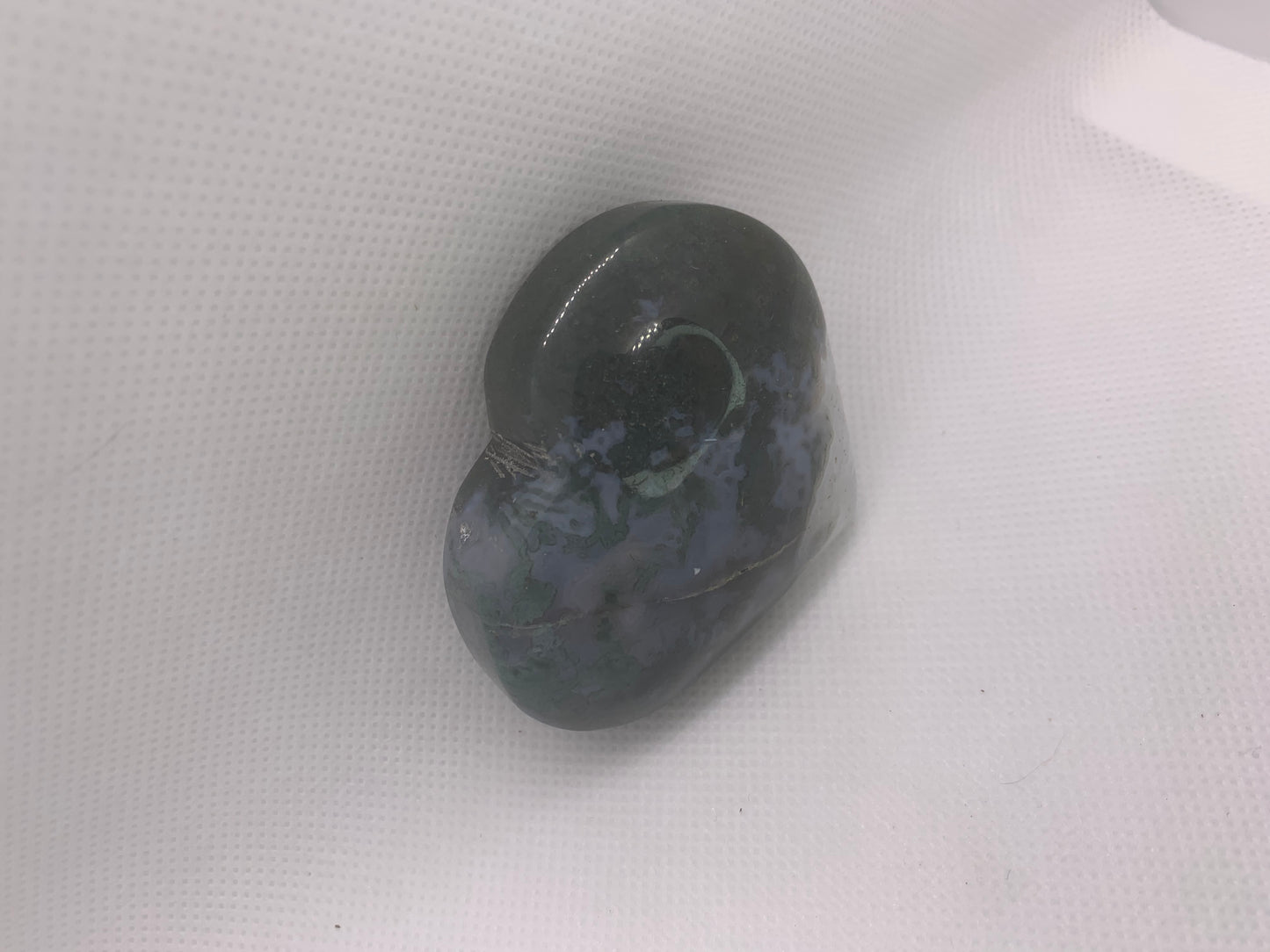 Moss Agate Heart